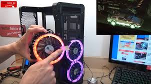 Warum nicht mal den pc in den schreibtisch direkt einbauen. Amd Ryzen Mit Fernbedienung Back To The Future Rgb Led Gaming Pc Tuhl Teim De