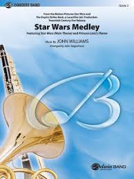 Movie and tv music for clarinet clarinet sheet music music. Star Wars Medley B Flat Bass Clarinet John Williams Concert Band Sheet Music