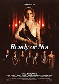 Starring samara weaving, andie macdowell, mark o'brien, adam brody Ready Or Not Posterspy