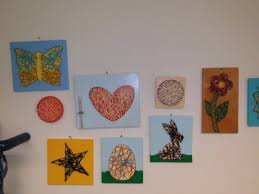 Nagelbilder Aus 2cm Dicken Sperrholz Hintergrund Gestrichen Motiv Aufgezeichnet Aller 1cm 1 Nagel Eingeschlagen Faden Gespannt Nagelbilder Motive Bilder