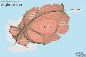The capital of afghanistan is its largest city, kabul. Afghanistan Gridded Population Worldmapper