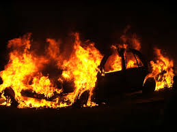 Image result for car on fire