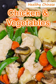 Healhty Chinese Chicken Vegetables Vegetarian Salad Recipes Stir Fry Recipes Chicken Easy Chinese Recipes