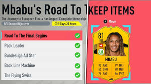 Check this player last stats: How To Get Rttf Mbabu Quickly Fifa20 Season Objective Youtube