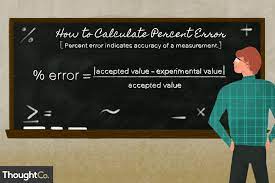 Relative error is defined as the absolute error divided by the true value. How To Calculate Percent Error