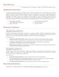 Administrative Assistant Resume Administrative Assistant Resume Resume Objective Examples Administrative Assistant