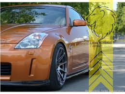 Heck ansatz flaps diffusor (li.+re.) material: Liontuning Tuningartikel Fur Ihr Auto Lion Tuning Carparts Gmbhmaxton Seitenschweller Ansatz Passend Fur Nissan 350z Schwarz Matt