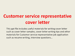 A well written cover letter is perhaps the single most important document of your job search. Customer Service Representative Cover Letter