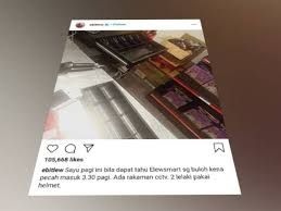 Sayu pagi ini bila dapat tahu elewsmart sg buloh kena pecah masuk 3.30 pagi. Kedai Serbaneka Ebit Lew Dipecah Masuk