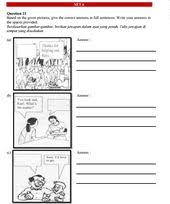 Upsr English 013 Section B Practice Language Worksheets English Worksheets