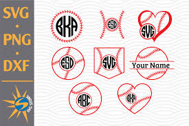 Download Baseball Lace Monogram Graphic By Svgstoreshop Creative Fabrica PSD Mockup Templates