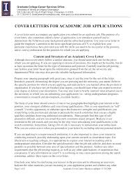 Sample Academic Job Cover Letter Templates At Allbusinesstemplates Com