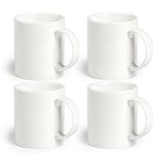 Plain Gloss White Ceramic Coffee Mug Set Of 4 Sale Coffee Mugs Shop Buymorecoffee Com White Coffee Mugs Mugs Best Coffee Mugs