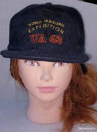 Casquette noire "WA 63"