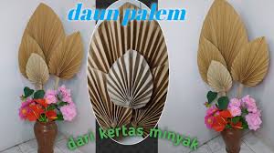 Beli kertas minyak online berkualitas dengan harga murah terbaru 2021 di tokopedia! Cara Membuat Daun Palem Dari Kertas Minyak Youtube
