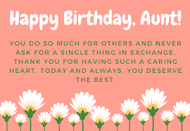 Giving your aunt a card on her birthday is a very thoughtful thing to do. 150 Best Happy Birthday Aunt Messages And Quotes Futureofworking Com