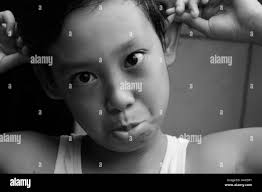 Filipino face Black and White Stock Photos & Images