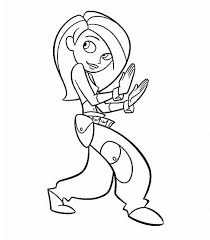 Its perfect for novices and experienced colorists. Kids N Fun Coloring Page Kim Possible Kim Possible Superhero Coloring Pages Coloring Pages Superhero Coloring