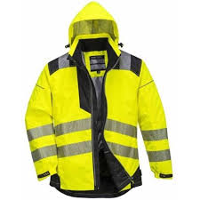 Casaca Impermeable Con Cintas Reflectivas Chaquetas De Lluvia Ropa Industrial Ropa De Lluvia