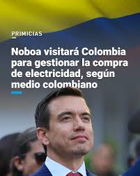 En medio de una severa crisis por la sequía que ha llevado a cortes de luz  de 14 horas, Ecuador busca que empresas privadas de Colombia le puedan  vender electricidad. http://prim.ec/tuEk50TU0we