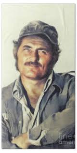 Robert Shaw, Actor #1 Bath Towel by Esoterica Art Agency