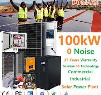100kVA 100kW Solar Power Plant And Price - 2024