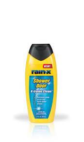 rain x shower door x treme clean removes harsh build up on glass shower doors to deliver the ultimate in sparkling clean cleaning cleaning hacks shower doors