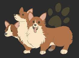 Corgi Cerberus Puppy Art Pop Art Corgi