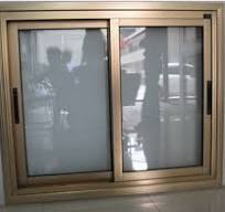 Golden Aluminum Sliding Window, For Home, Size/Dimension: 2x4.5 Feet