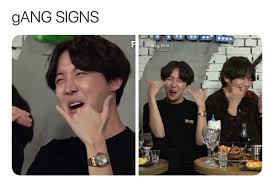 Gang Signs Bts Btsfesta2018 Gang Signs Gang Bts Festa 2018
