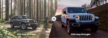 2020 jeep wrangler unlimited sport 2.0t. 2021 Jeep Wrangler Vs 2020 Jeep Wrangler Garavel Cjdr