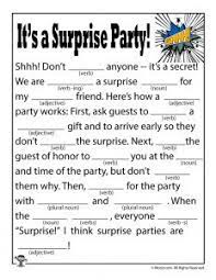 Check spelling or type a new query. Birthday Mad Libs For Kids Woo Jr Kids Activities