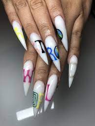Great savings & free delivery / collection on many items. Pinterest Xobelin Astroworld Travis Scott Inspired Long Acrylic Nails Hot Nails Best Acrylic Nails