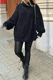 See more ideas about outfits, clothes, fashion. Outfit Winter Winter Fashion Outfits Outfits Invierno Black Sweater Dress