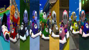 This driver is only available to players who play other players and don't have a copy of the game. Mario Kart Ds All Shy Guy Colors Gameplay Youtube