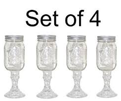 Mason Jar Wine Glass Stemware Set Of 4 Wantitall We love mickey mouse personally so makes my heart happy to introduce these amazing tumblers.