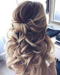 Prom Hairstyles For Short Hair Half Up Half Down Hairstyles Hairstylesforshort Hair Hairstyles Hairstylesfor Wedding Hair Half Hair Styles Hair Waves