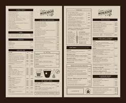 Casa E Caffe Mokador Valentina Ferioli Local Food Menu Design Caffe