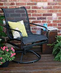 Spray Paint Mesh Metal Outdoor Patio Furniture Petticoat Junktion