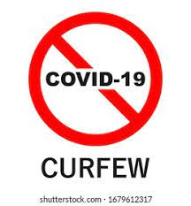 The lake county clerk's office contacted each municipality for their campaign sign ordinance. Curfew Conceptual Sign Stay Home Curfew Stock Vector Royalty Free 1679612317