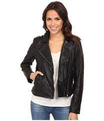 Cole Haan 20 Leather Moto Jacket Black Leather Biker Jacket Leather Moto Jacket Womens