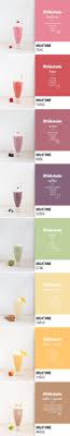 Palette De Milkshakes Pantone Milshakes Smoothie Recette Recettes De Boissons Recette