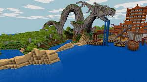 Maybe you would like to learn more about one of these? Chinese Dragon In Greenery In Realmcraft Free Minecraft Style Game Minecraftbuildingideas Minecraft Houses Minecraft Architecture Minecraft Water House