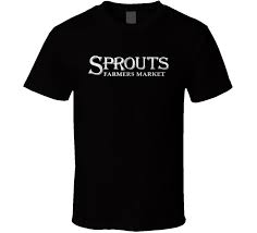 Sprouts Farmers Market Grocery Store Company Logo Vintage Grunge Look T Shirt Cool T Shirts T Shirt Shirts