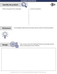 Engineering Design Process Worksheets For All Stem Challenges Distance Learning Engineering Design Process Engineering Design Engineering Design Challenge