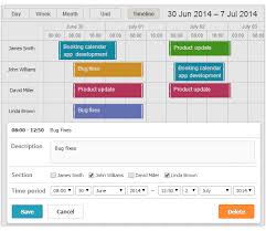 Get Dhtmlx Scheduler Net V 3 2 That Demonstrates Enhanced Performance Of The Timeline View Updated Bootstrap Compatib Task Management App Development Improve