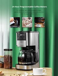 To apply a coffee machine with timer coupon, all you have to do is to copy the related code from couponxoo to your clipboard and apply it while checking. Buy Programmable Coffee Maker 12 Cups Coffee Pot With Timer And Glass Carafe Brew Strength Control Keep Warming Mid Brew Pause Coffee Machine With Permanent Coffee Filter Basket Anti Drip System Online In Thailand