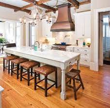 Via apartment 34 (or skip the island and have a dining table instead). Copper Sand And Sisal Narrow Kitchen Island Kitchen Island Table Combination Kitchen Style
