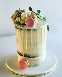 Maybe you would like to learn more about one of these? Rozanne S Cakes White Chocolate Drip Cake With Fresh Flowers And Macarons