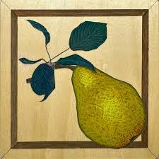Pear in a Square” Painting